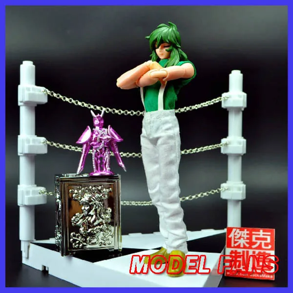 Модели фанатов в наличии JACK MODEL saint seiya Cloth Myth EX 2 0 Andromeda shun Mufti form and cloth box Challenge Scene |