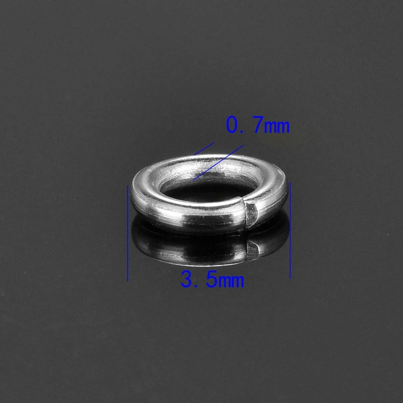 3.5mmx0.7mm 500pcs 500 шт./лот 2,5/3/3,5/4 мм соединительные кольца Нержавеющая сталь Открытый круг соединительные кольца DIY Цепочки и ожерелья браслет ювелирные изделия аксессуары - Цвет: 3.5mmx0.7mm 500pcs