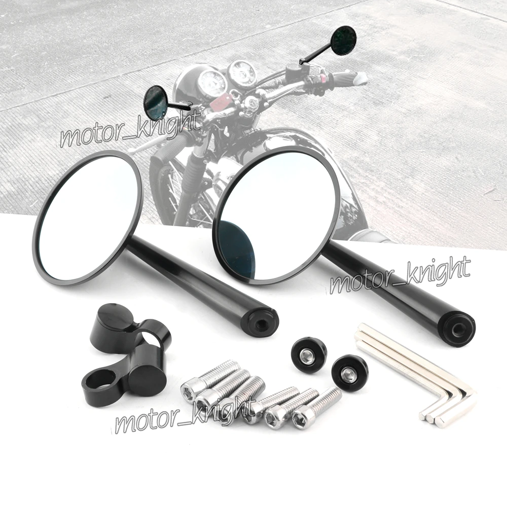 Круглое боковое зеркало заднего вида с ЧПУ для Honda 2018 CB1100 EX/RS/SP /Super Cub C125/CB400 SUPER FOUR/ CB