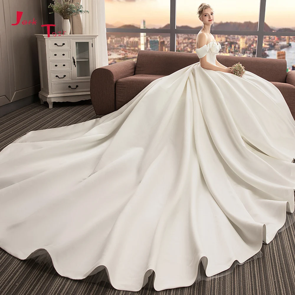 Vestido Casamento 2019 индивидуальный заказ кружевной вырез лодочкой сзади с коротким