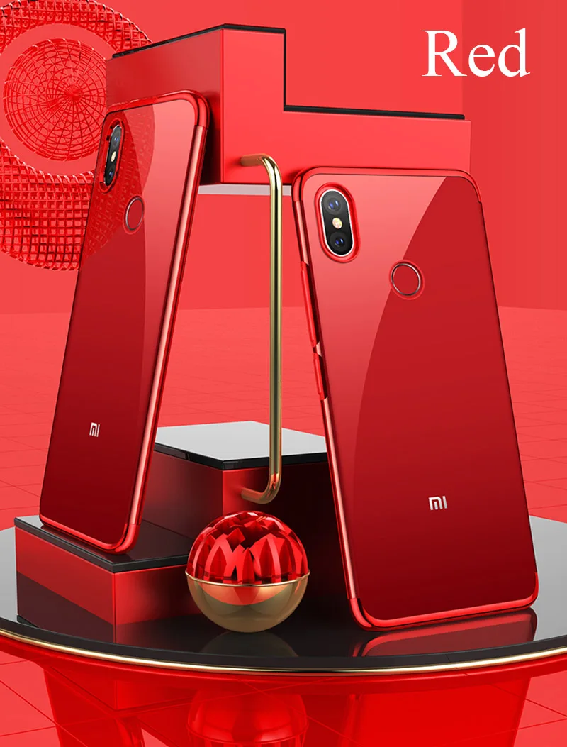red Suntaiho чехол для телефона для Xiao mi Red mi Note 7 Чехол mi 9 note 5 красный mi note 6 pro 6a покрытие ТПУ мягкий чехол для красного mi 4X силикон A2 - Цвет: red