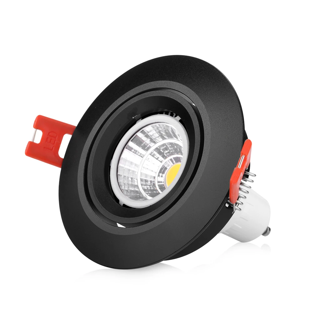 10 шт. алюминиевые Кронштейны для светодиодов|spotlight frame|mount spotlightspotlight mounting bracket |