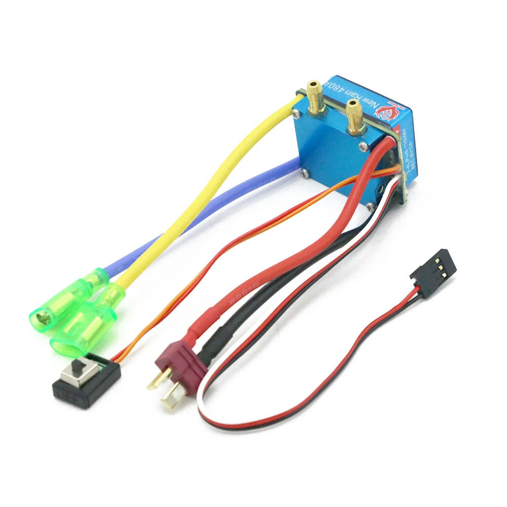 1 шт. 480A почищенный ESC Скорость контроллер с двойным режимом регулятор ленточного тормоза 5 V/3A для 1/10 RC автомобиль/лодка