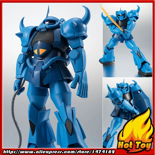 Original BANDAI Tamashii Nations Robot Spirits No.201 Action Figure - MS-07B Gouf ver. A.N.I.M.E. from 