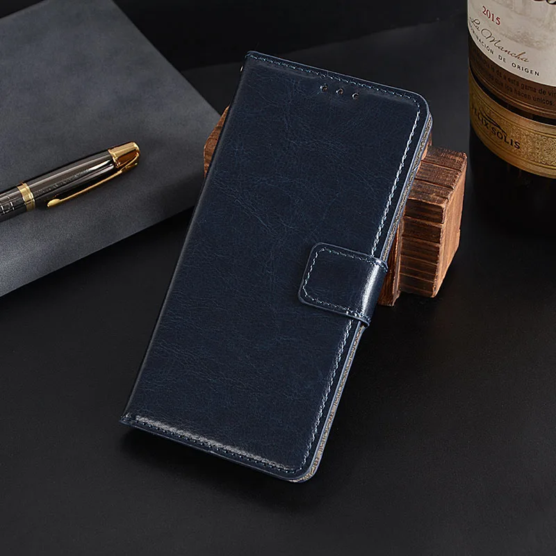 Темно-синий Лидер продаж кошелек чехол для Xiaomi Redmi Note 8 Магнитный чехол-книжка из искусственной кожи чехол с рамкой для фото карты Крышка-держатель Redmi Note 8 Pro Чехол - Цвет: Темно-синий