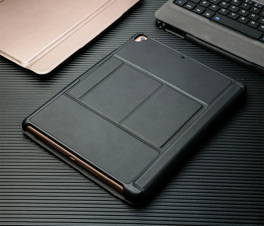 Чехол для iPad 6th 9,7 дюймов, съемная клавиатура с держателем для карандашей, подставка, кожаный чехол для iPad 9,7, чехол с клавиатурой A1893 A1954