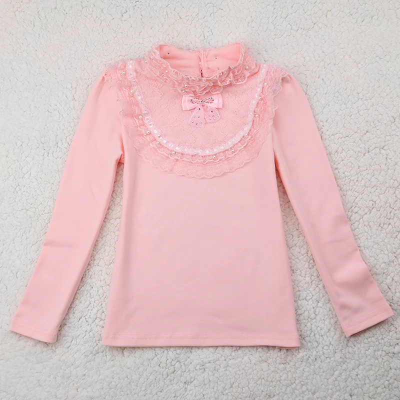 Детская одежда 2019 г. осенняя для маленьких девочек детская школьная блузка