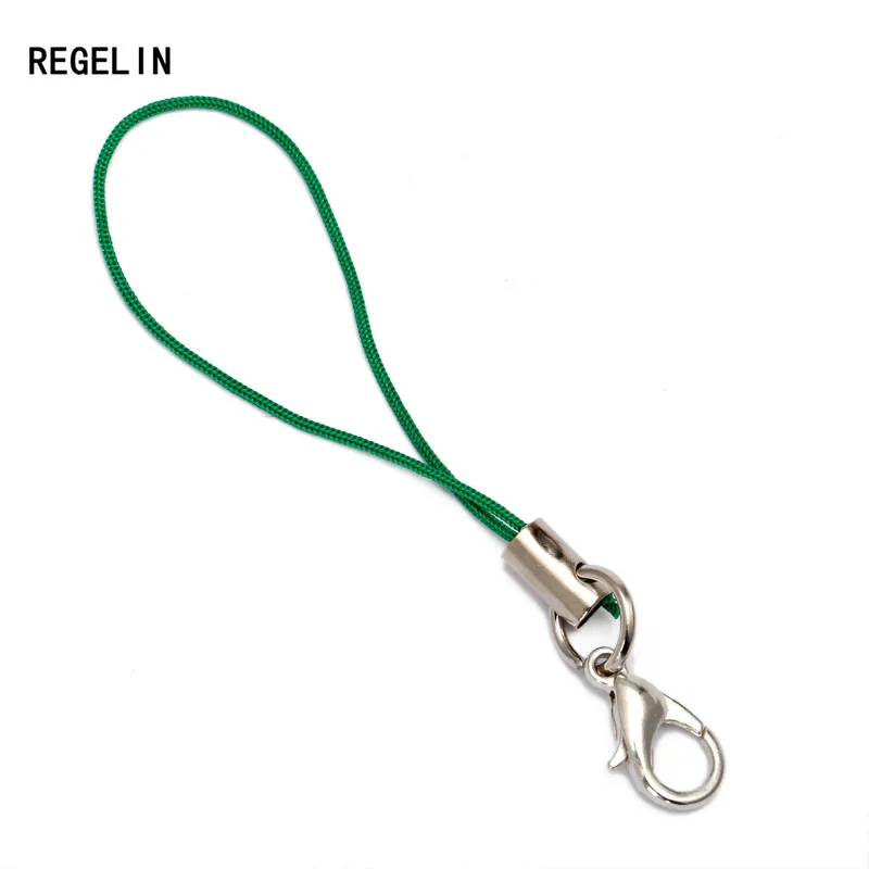 regelin mobile case strap lariat lanyard lobster clasp cell phone cord hang rope key chain charms finding connector ring diy free global shipping