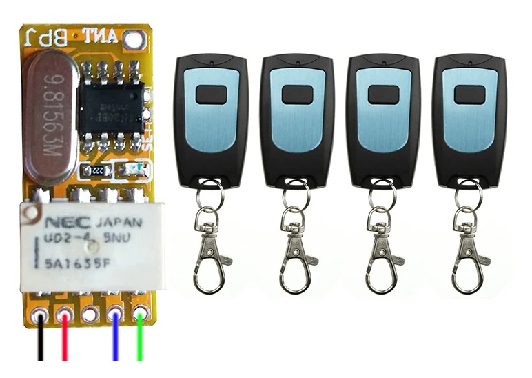 DC3.5V 12V мини релейный приемник переключатели дистанционного управления DC3.7V 4 5 V 5V 6V