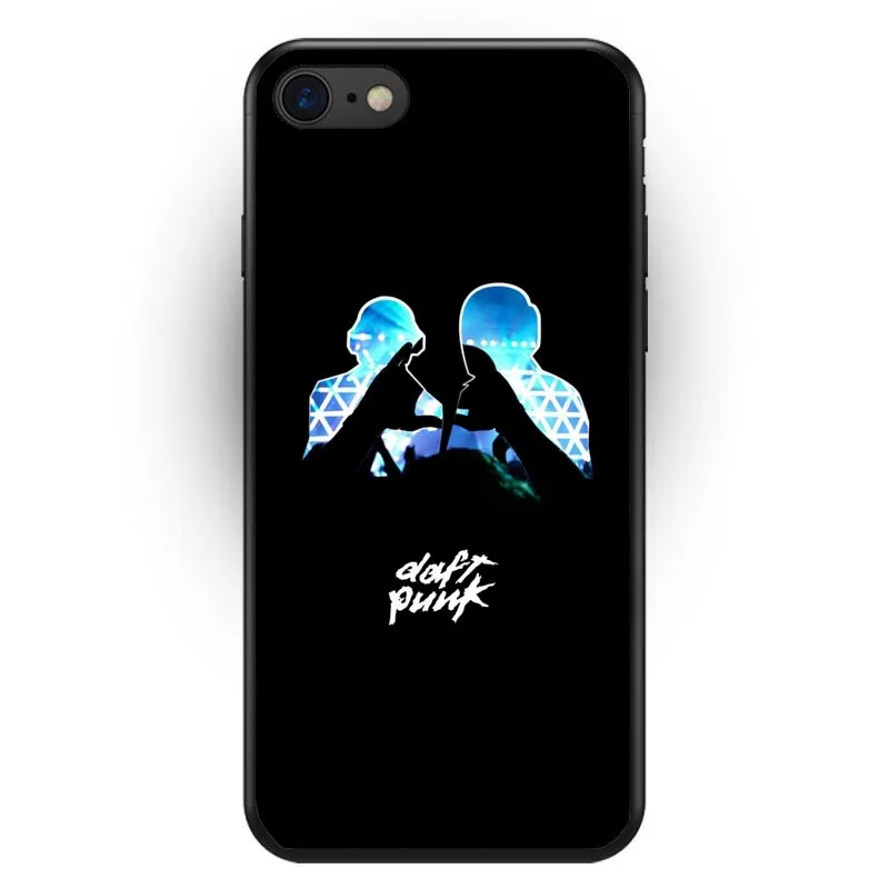 Daft Панк Черный Мягкий ТПУ Модный чехол для iPhone XS Max высокое качество силиконовый 5S