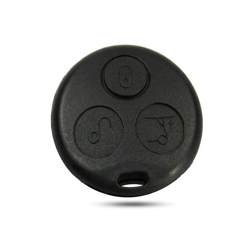 Key Shell NO Blade OkeyTech для Mercedes Benz Smart для двух ключей Forfour Shell 3 кнопки Замена дистанционного ключа автомобиля чехол с Uncut Blade - Цвет: Key Shell NO Blade
