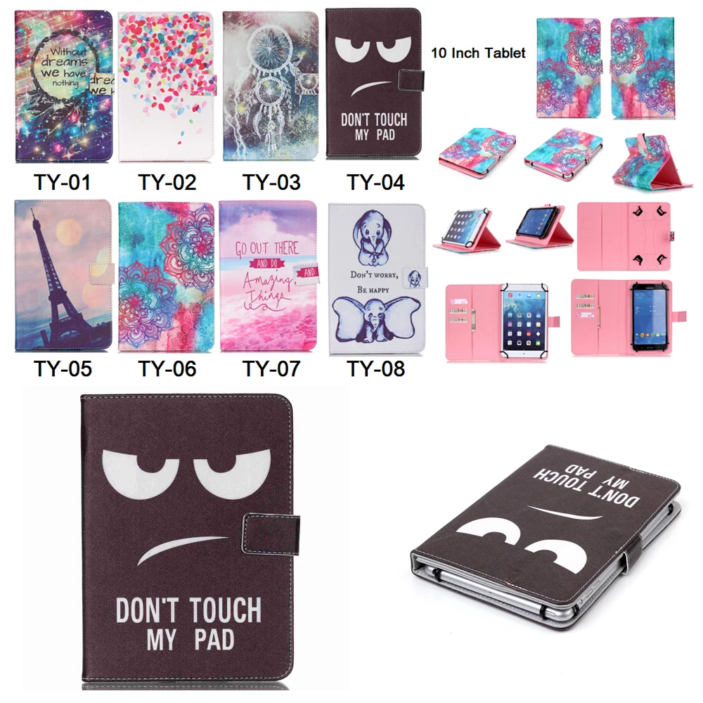 Универсальный 10-дюймовый кожаный флип-чехол с подставкой для планшета Android чехол