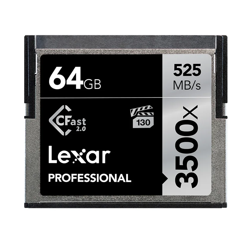 Оригинальная карта памяти Lexar 3500X CF 525 128 64 ГБ 256 512 CFast 2 0 профессиональная камера