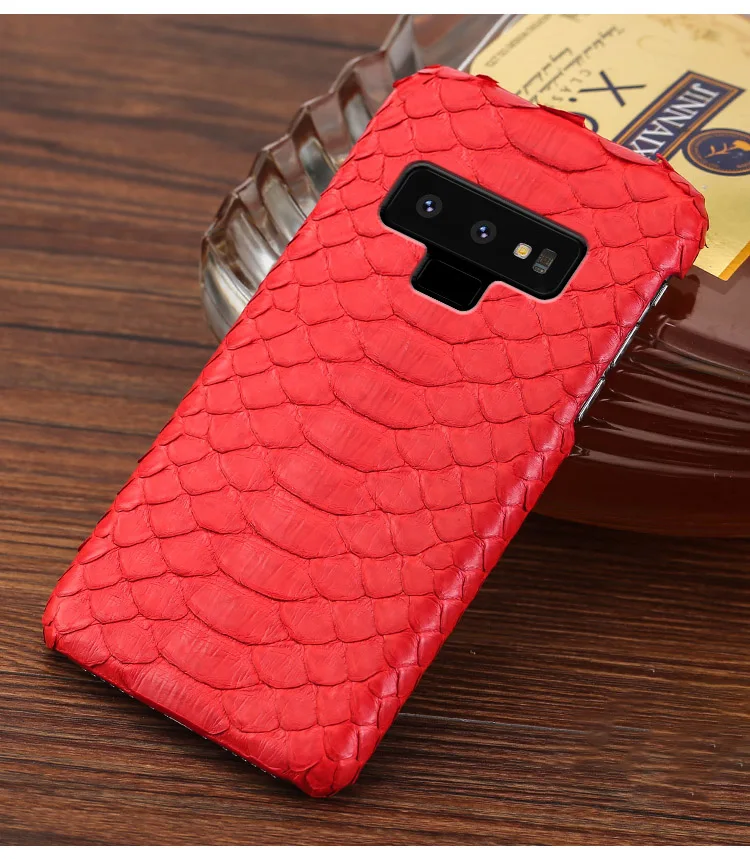 Чехол для телефона для samsung Galaxy S6 S7 S8 S9 S10 Note 8, 9, 10, плюс натуральной кожи питона A20 A30 A40 A50 A5 A7 J5 J7 A8 J6 чехол