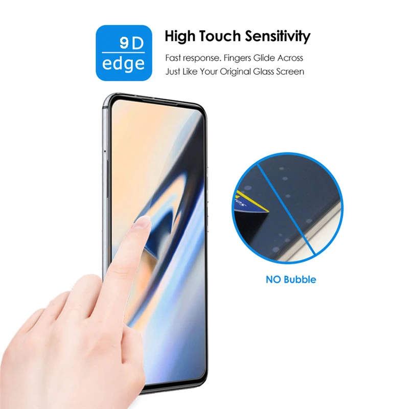 3D полное покрытие из закаленного стекла для VIVO iQOO XD CP + MAX защита от взрывов полная