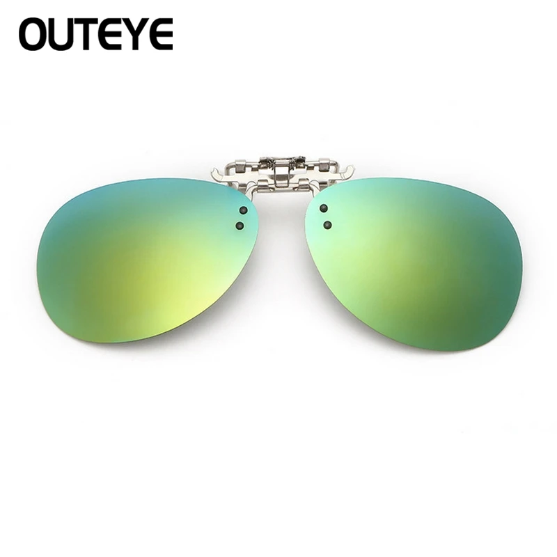 OUTEYE очки зеркальные поляризационные солнцезащитные мужские линзы ночного