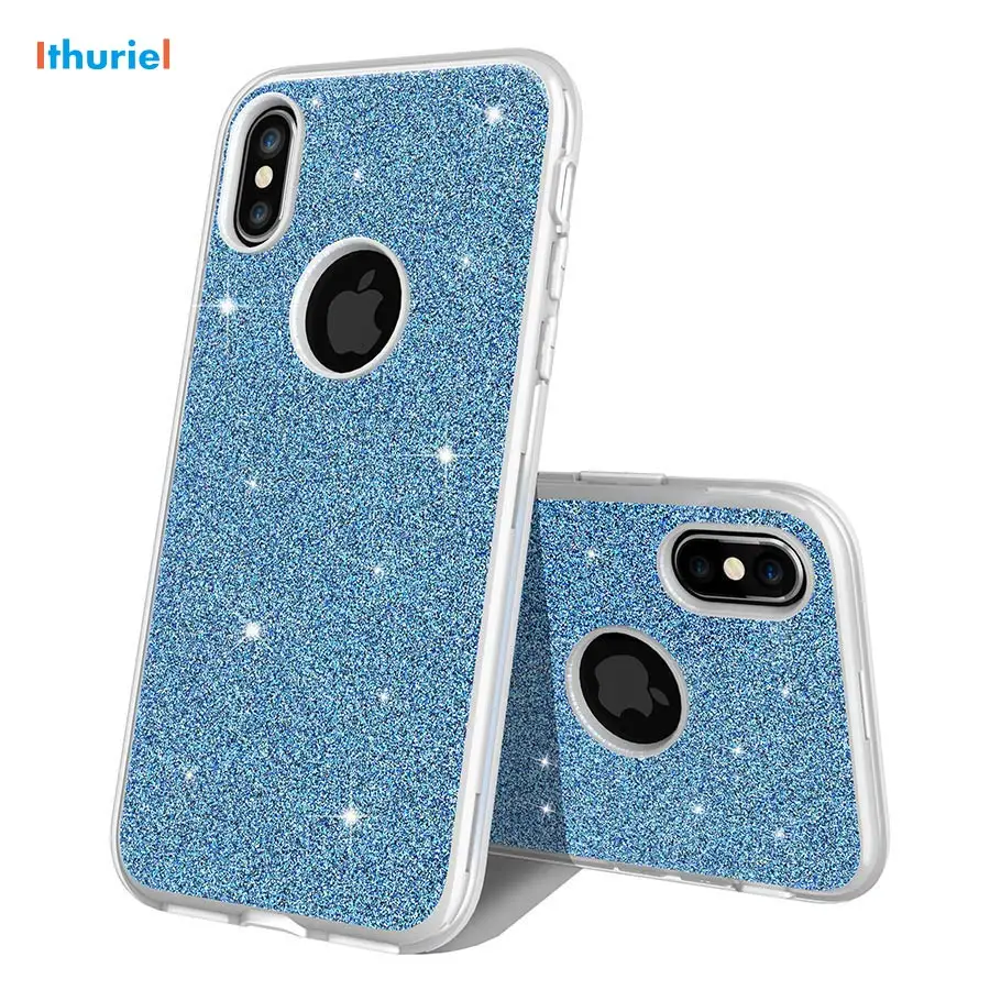 Ithuriel блеск Чехол для Apple iphone X 8 7 6 6s плюс крышка Искра шику чехол SE 5 5S сверкающих
