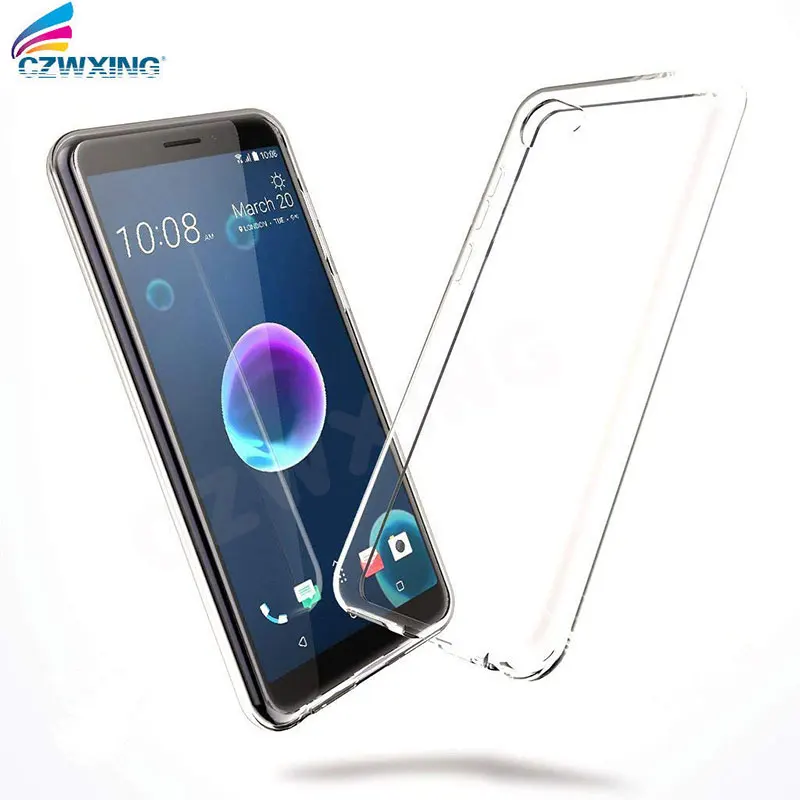 Для HTC Desire 12 чехол Plus силиконовый прозрачный Футляр TPU для телефона Desire12 |