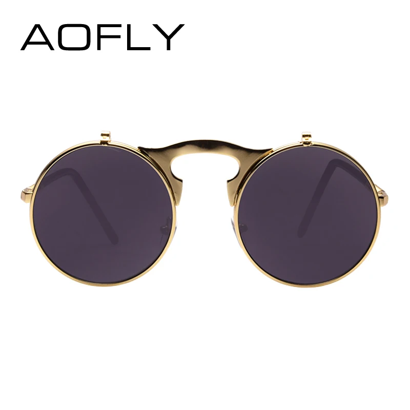 AOFLY Vintage Steampunk. Стильные мужские и женские солнцезащитные очки унисекс в стиль