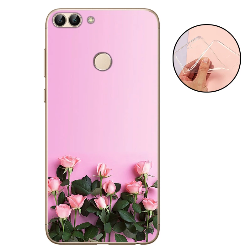 CROWNPRO СПС huawei P Smart чехол силиконовый мягкий ТПУ чехол P Smart Coque задний телефон для Funda huawei P Smart чехлы - Цвет: TAFMG