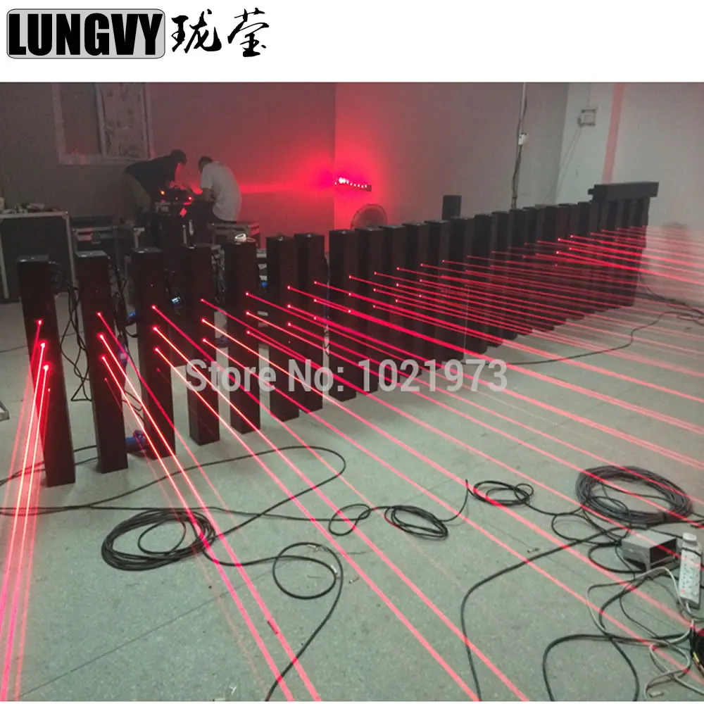 Бесплатная доставка 2 шт./лот новинка 2015 10 головок 1 Вт DJ Laser Pro занавеска с баром