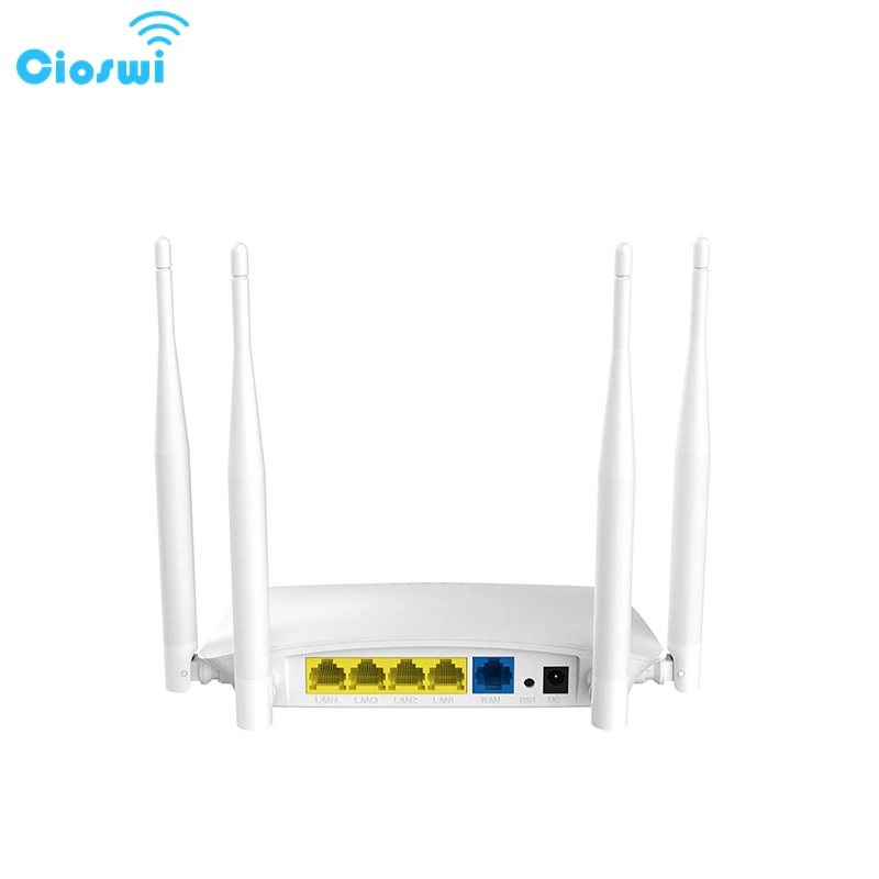 Cioswi WE2826 Беспроводной WI FI маршрутизатор домашний решение 300 Мбит/с 1Wan 4LAN USB 2 0 Слот