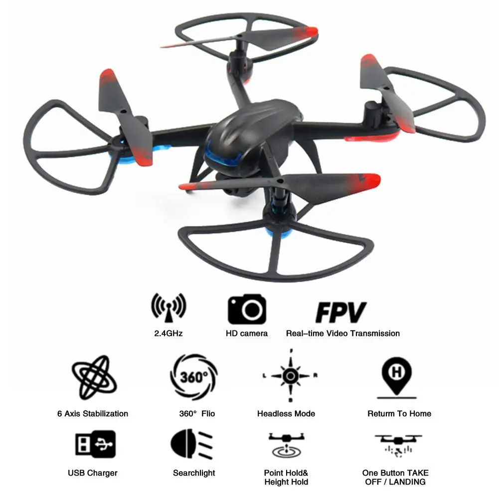 В продаже Global Drone 007-3 Пульт дистанционного управления летательный аппарат ударопрочный аэрофотосъемка дроны детский Квадрокоптер