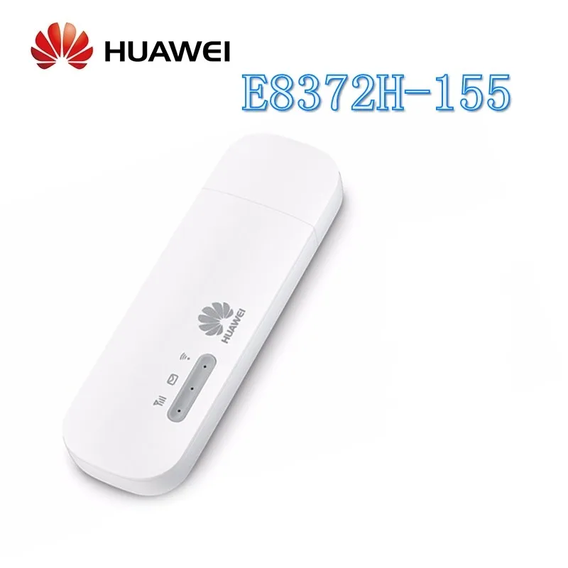Разблокированный huawei E8372h-155 USB Wi-Fi модем 4G 150 Мбит/с LTE FDD Band 1/3/5/7/8/20 аппарат, который не привязан к оператору сотовой связи полоса 38/40/41 3g мобильный usb-ключ