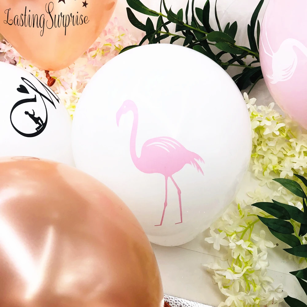 Wedding Balloons Flamingo Ballon Helium Balloon Birthday Party Decoration Gift Valentine Day Holiday Air Balls For Children 14pc
