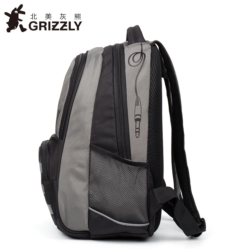 GRIZZLY мужской рюкзак повседневный Mochila для подростков мальчиков школьные сумки