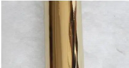 light gold Голографическая фольга горячего тиснения для бумаги или пластика красочные 80 мм x 120 м тепло тиснения фольги бумага - Цвет: light gold