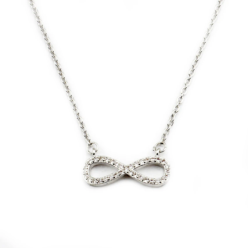 Великолепная сказка серебро Цвет Бесконечность Подвески полный блестящий