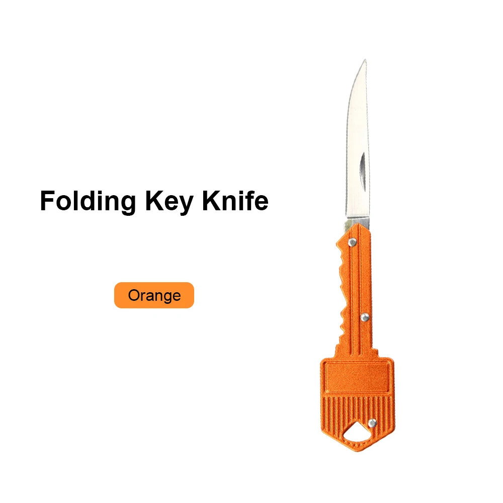 Orange Folding Knife JelBo мини складной нож для ключей Карманные охотничьи ножи наружные ручные инструменты для выживания скальпель лезвия походные ножи наборы деревянных - Цвет: Orange Folding Knife
