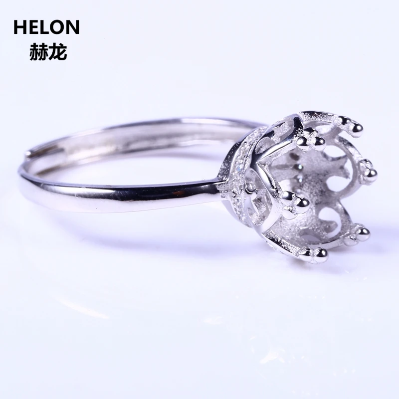 Обручальное женское кольцо из стерлингового серебра 925 пробы полукольцо для 9 10