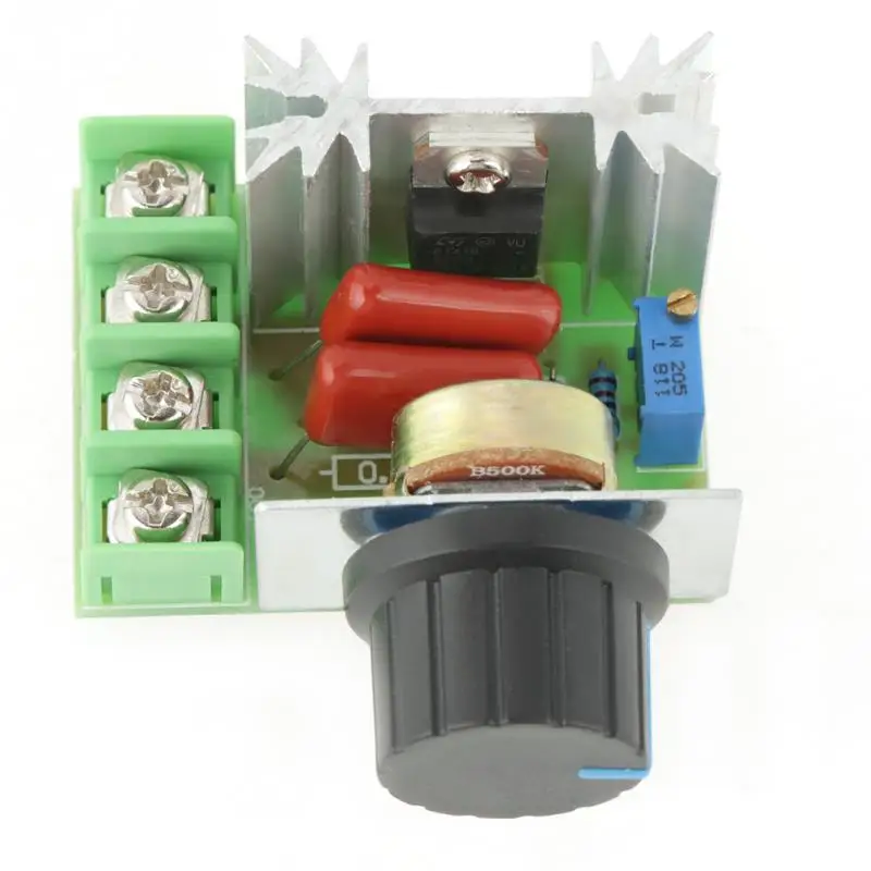 AC 50-220V регулятор скорости двигателя переменного тока 2000W 25A регулятор напряжения диммеры для светодиодной ленты FR-4 монтажная плата Moto Part Accessoey