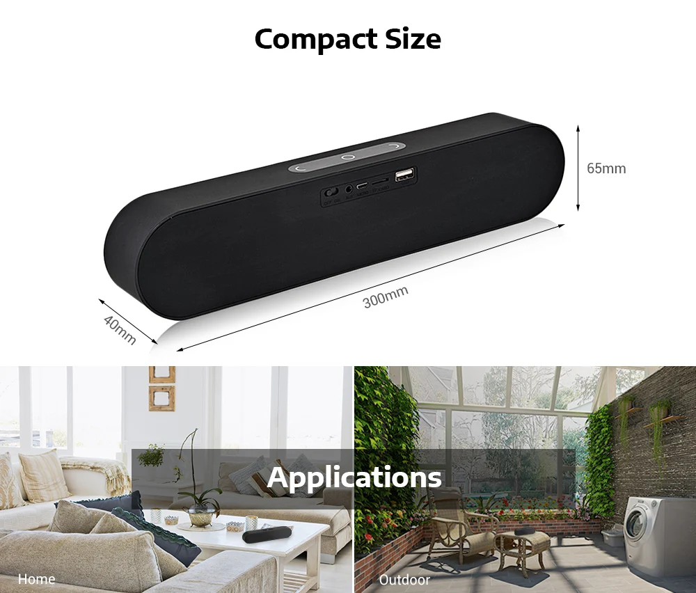 F1 Plus портативные колонки Smart Touch беспроводной динамик Bluetooth V4.2 стерео супер бас