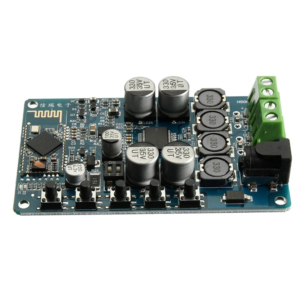 TDA7492P 50 Вт + Bluetooth 4 0 аудио приемник плата усилителя чехол новый|Аксессуары для MP3