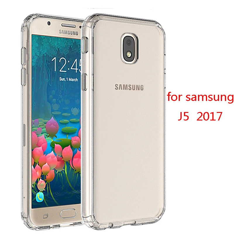 Силиконовый чехол для телефона Samsung Galaxy j 5 j5 2015/j5 2016/j5 2017 из прозрачного силикона