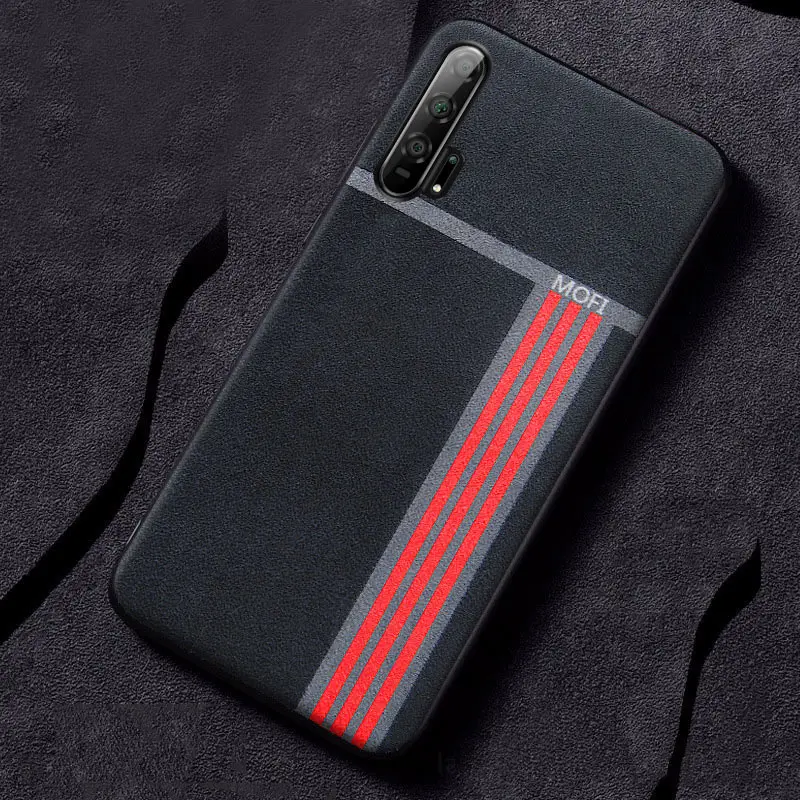 red for Huawei honor 20 case shockproof back cover honor20 capas coque MOFi original honor 20 pro sport luxury protect case - Цвет: red