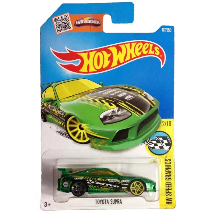 Hot Wheels 1: 64 Автомобиль Тойота Супра коллектор издание металлические Литые автомобили коллекция детские игрушки автомобиль в подарок - Цвет: SUPRA-177(green)