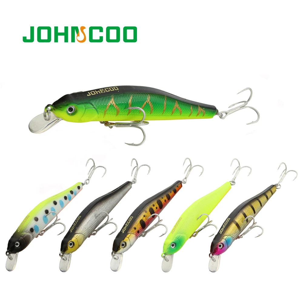 JOHNCOO рыболовная приманка жесткая suspension Minnow 90 мм 11 5 г Высокое качество