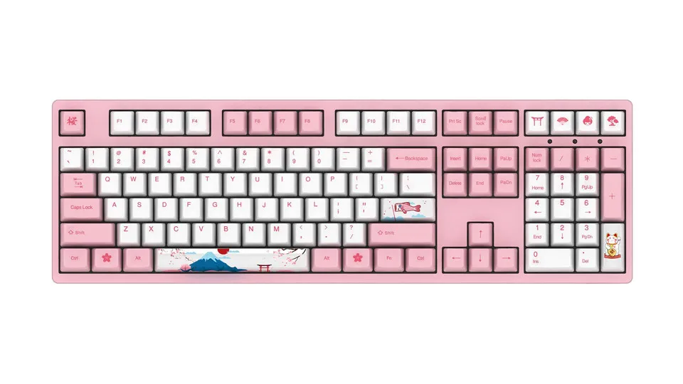 Akko X World Tour-Tokyo108+ 6 клавиш Keycap OEM профиль PBT Keycap Набор для Cherry MX Переключатель Механическая игровая клавиатура