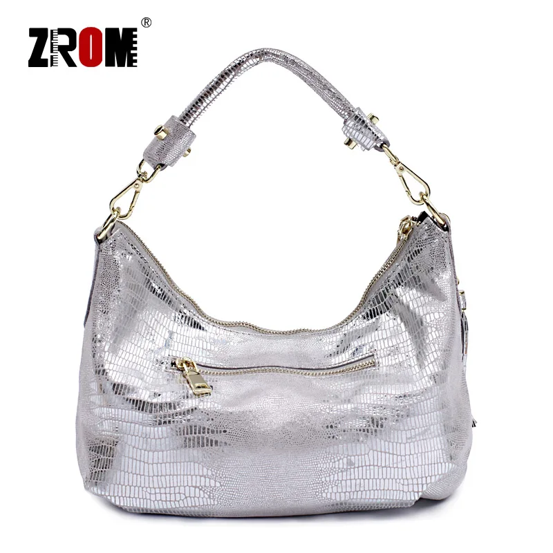 ZROM Брендовые женские сумки из натуральной кожи с рисунком ящерицы модная женская