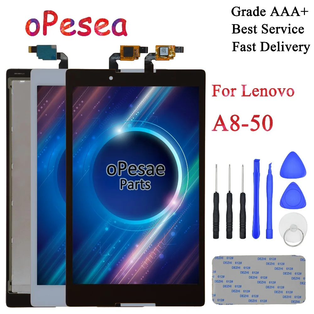 OPesea 8 0 ''для Lenovo Tab 2 A8-50F A8-50LC полный сенсорный экран дигитайзер с ЖК-дисплеем