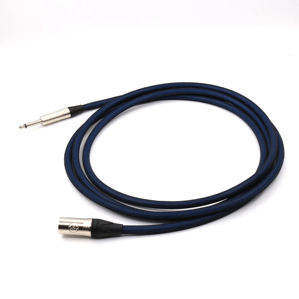3 м посеребренный XLR штекер к 6 мм разъем стерео микрофонный кабель|stereo microphone