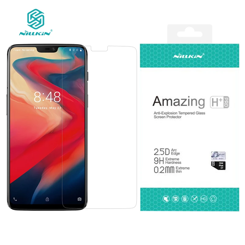 

Защитное стекло NILLKIN для oneplus 6, 6,28 дюйма, H / H + PRO