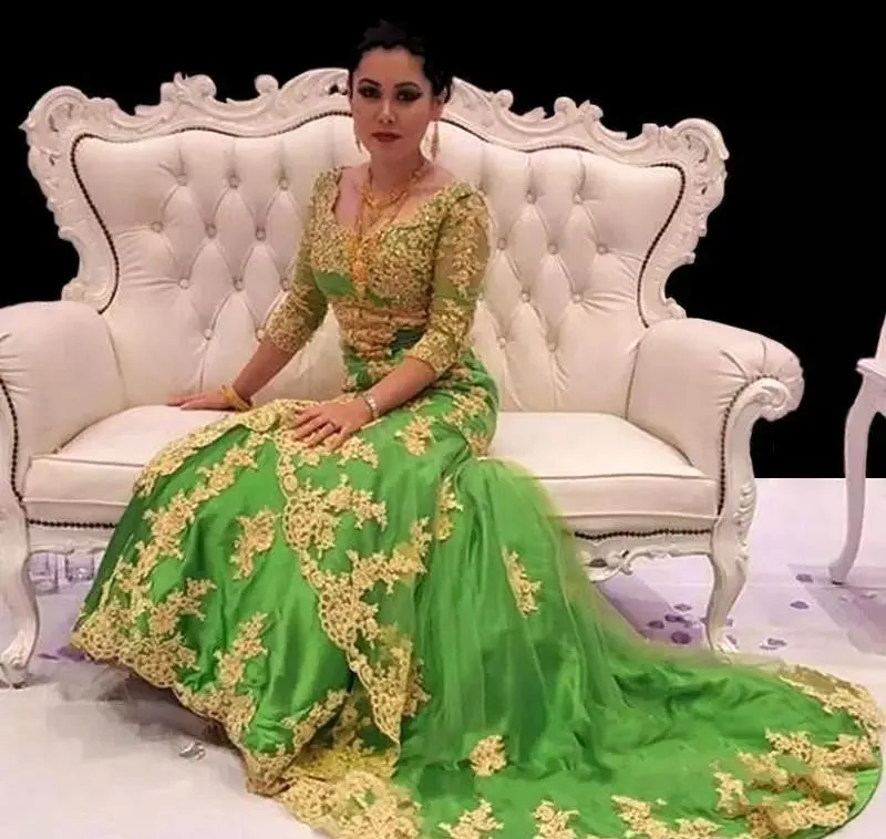 Мусульманское вечернее платье Caftan в Дубае вечерние платья с аппликацией и