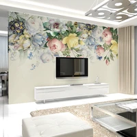 beibehang custom tv background wallpaper fresco seamless wall covering living room bedroom chinese 3d stereoscopic video wall