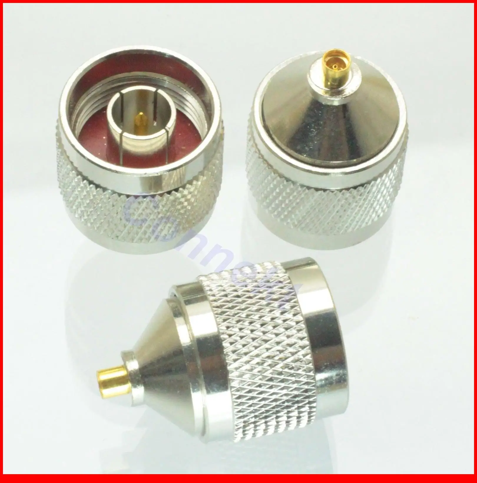 

10pcs/lot N male plug to MMCX female jack center RF coaxial adapter connector
