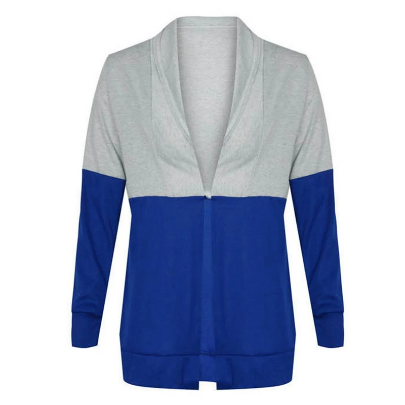 Puimentiua Autumn Long Sleeve Patchwork Sweater Cardigan Coat Women Causual Elegant Female Thin Knitted Outwear |